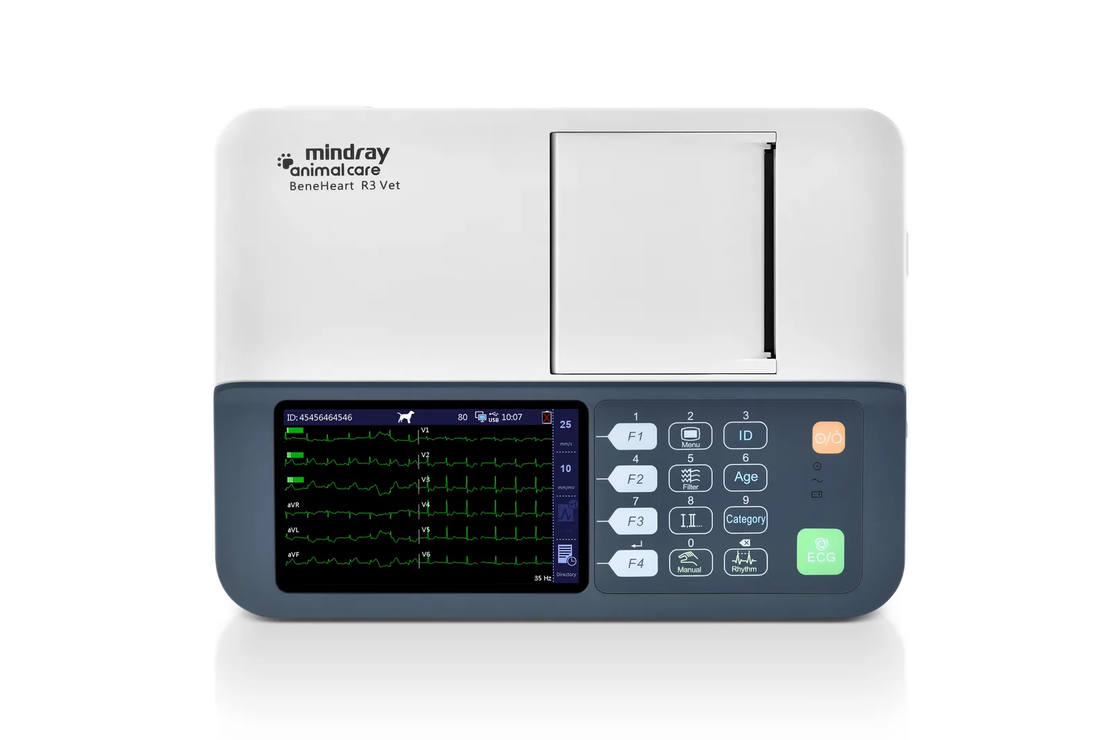 Mindray BeneHeart R3 Vet Трехканальный ветеринарный электрокардиограф — фото 2